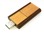 Holz USB Stick mit Logogravur Ökologisch