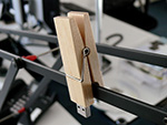 Hochwertiger Holz USB-Stick als Wäscheklammer