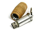 Holzfass USB-Stick mit Logo