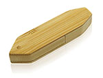 Eleganter langer Holz USB-Stick mit Logo