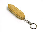 Eleganter langer Holz USB-Stick mit Logo
