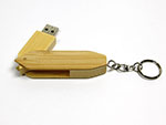 Eleganter langer Holz USB-Stick mit Logo