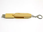 Eleganter langer Holz USB-Stick mit Logo