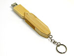 Eleganter langer Holz USB-Stick mit Logo