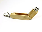 Eleganter langer Holz USB-Stick mit Logo