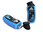 Individueller USB-Stick in der Form eines Adidas Duschgels