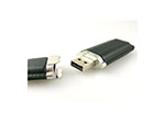 LEDER USB-Stick mit Branding Lederprägung
