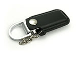 Metall USB-Stick mit Ledertasche und Kette