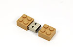 Lego ähnlicher Werbeartikel USB-Stick aus PLA Kunststoff