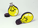 Lustige Comic Glühbirne USB-Stick in Wunschform mit Logo