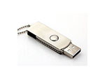 Vollmetall USB-Stick mit Drehgelenk für Reseller