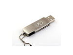 Vollmetall USB-Stick mit Drehgelenk für Marketingaktion