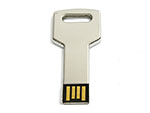 Eckiger Schlüsselbund USB-Stick mit Logo