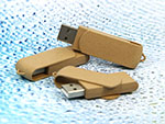 Ölologische USB-Sticks aus PLA mit Logo