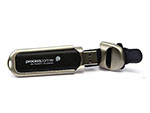 Process Partner Leder USB-Stick mit einfabrig aufgedrucktem Logo