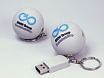 Runde Kugel USB-Stick mit BMW Logo als individueller USB-Stick