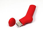 Socken USB-Stick mit Logo