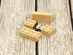 Umweltfreundlicher Werbeartikel Baustein USB-Stick ähnlcih wie Lego