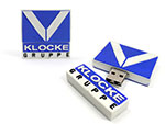 USB-Stick in der Form eines Kundenlogos