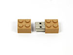 USB-Stick in einer ähnlichen Lego Form aus umweltfreundlichen Material