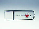 Welt der Wunder Werbegeschenk USB-Stick gedrucktem Logo auf der Vorderseite