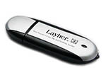 Werbeartikel Layher USB-Stick mit Logo bedruckt