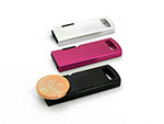 Werbeartikel Mini USB-Sticks in vielen Farben aus Metall