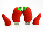 Werbeartikel Pepperoni USB-Stick in wunschfarbe und logo zu aufdrucken